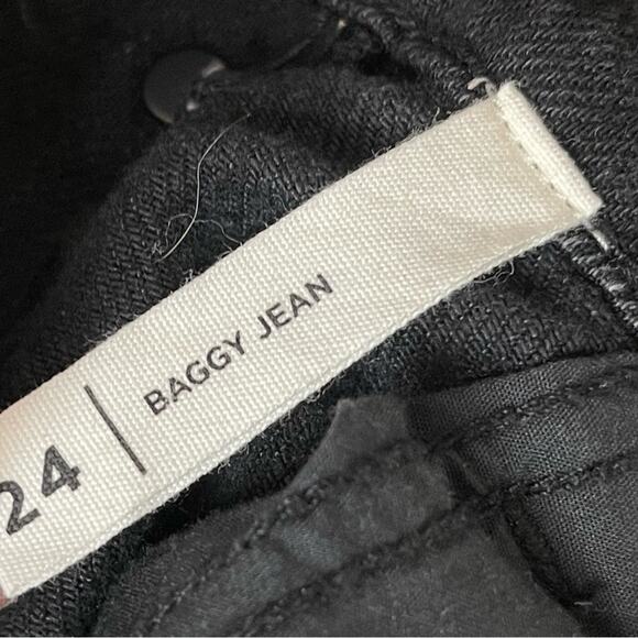 Pacsun Eco Black/Gray Checkerboard High Waisted Baggy Jeans, Relaxed Weekend, 24 - Picture 8 of 11